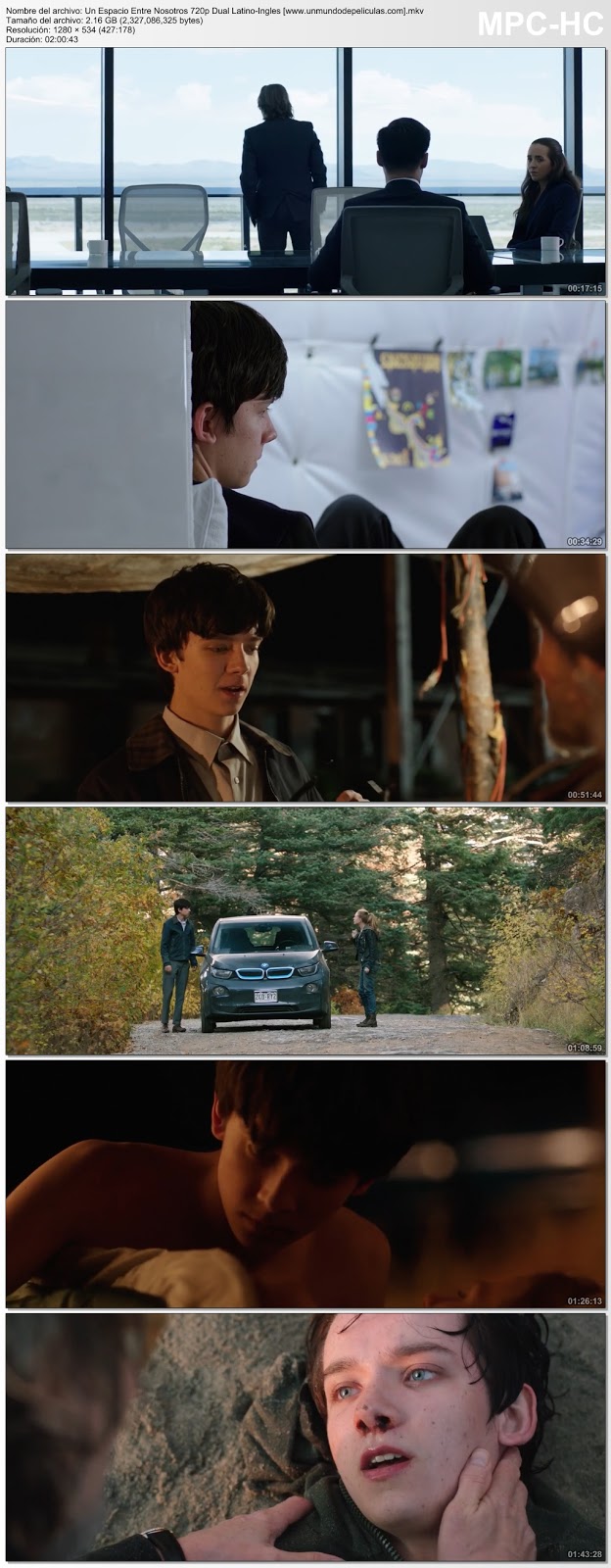 Capturas de la película.