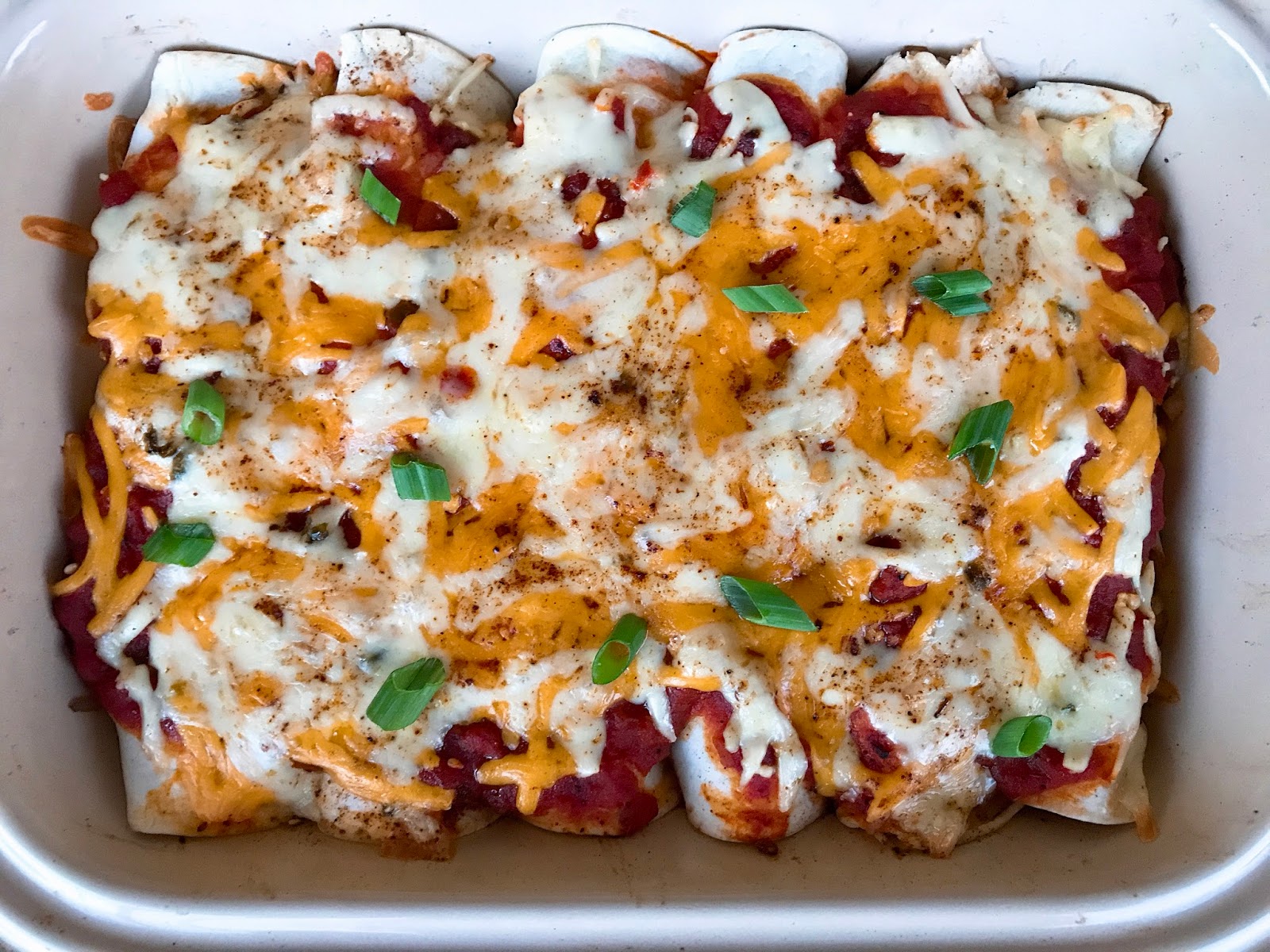 Turkey, Rice and Black Bean Enchiladas