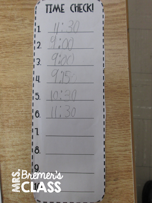 Mrs. Bremer's Class: Telling Time Activities