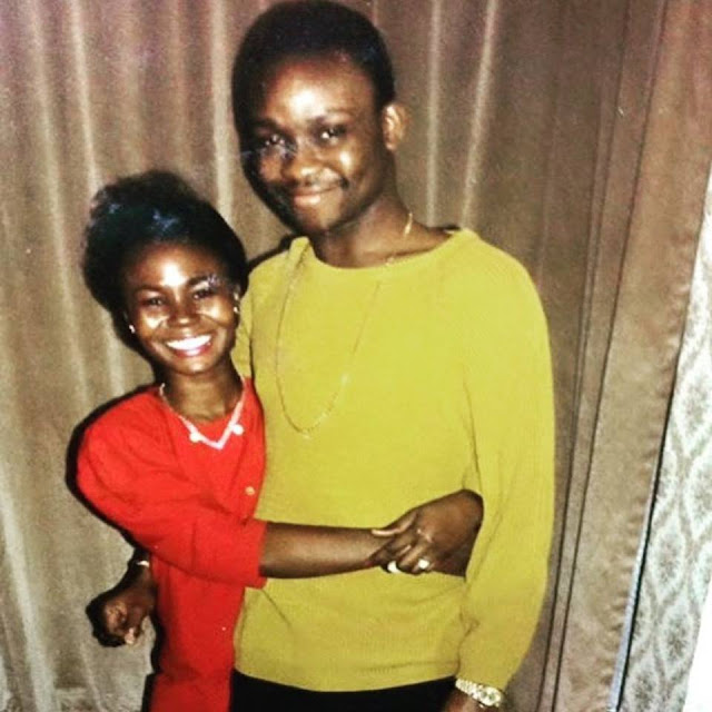 See Governor Fayose And Wife Throwback Picture