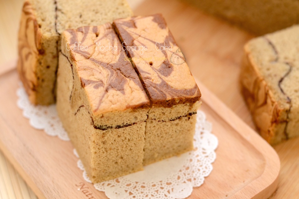 Coco's Sweet Tooth...The Furry Bakers Coffee Mocha Sponge Cake