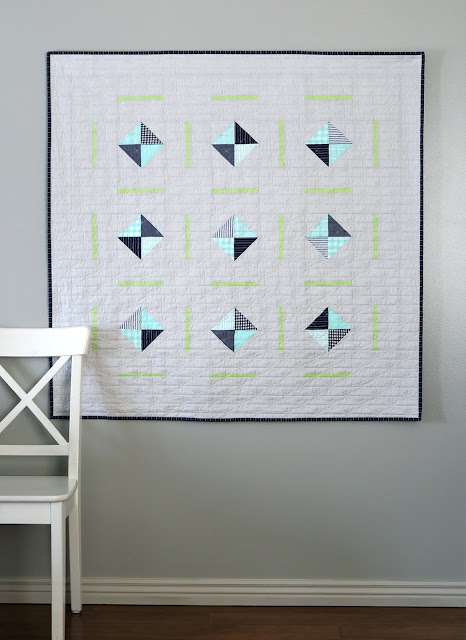 Sidewalk Quilt by Andy of A Bright Corner // pattern from Rainy Day Sewing book