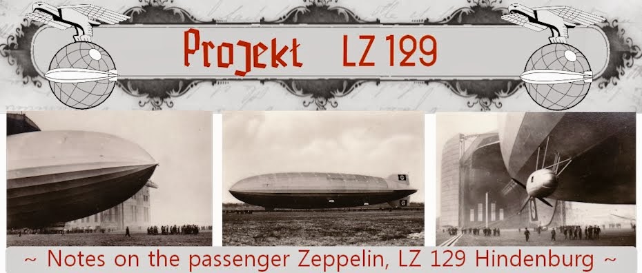 Projekt LZ 129 - Notes on the passenger Zeppelin, LZ 129 Hindenburg