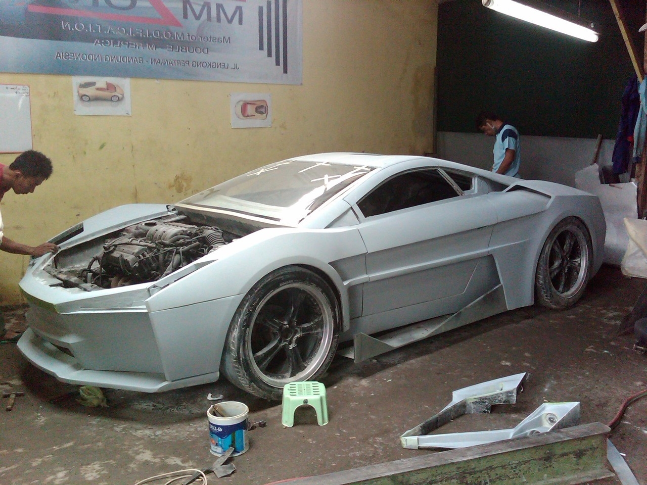 FAKE LAMBORGHINI  IN INDONESIA AUTO TECH NOW