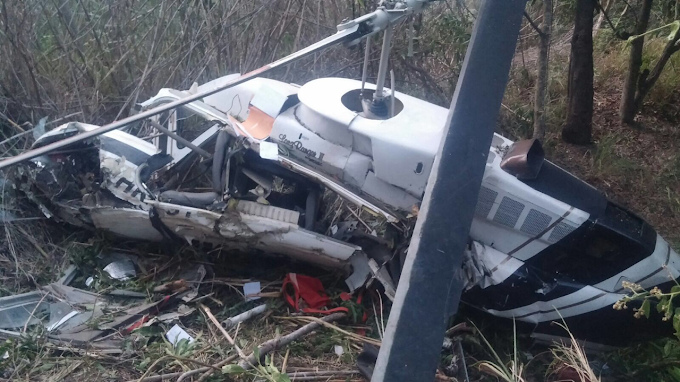 Dos personas heridas dejó accidente de Helicóptero en Boavita