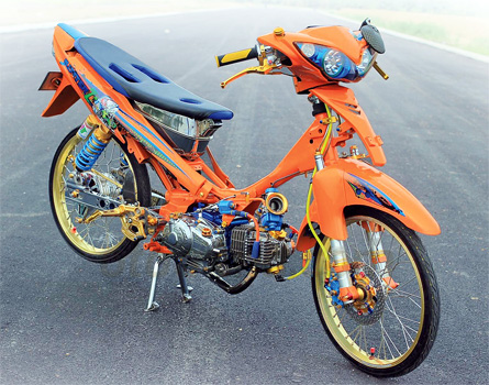 Teknologi Terkini: Modifikasi Motor Drag Jupiter Z Pakai Turbo