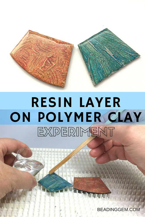 Epoxy Resin over Polymer Clay Experiment The Beading Gem's Journal