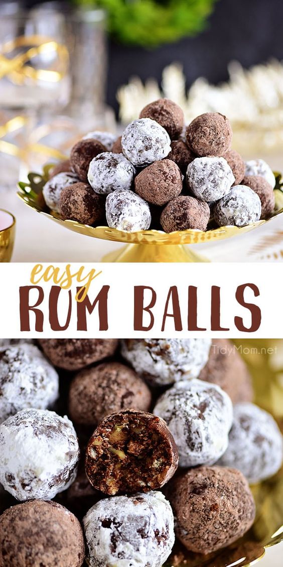 Rum Balls Healthy Food Menu