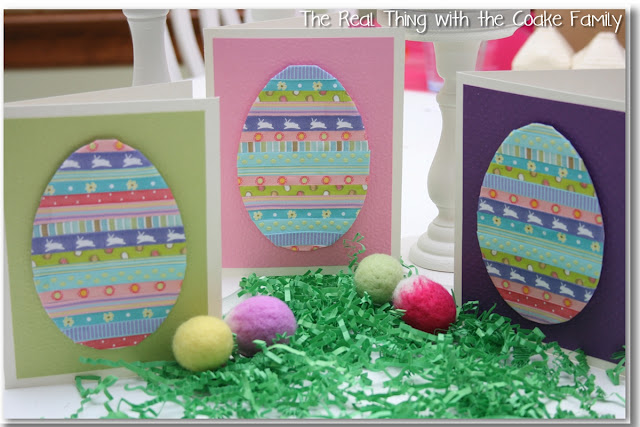 3 finished Easter handmade cards