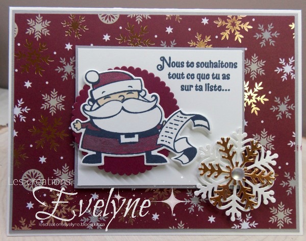 Les créations d'Evelyne: Un père Noël, deux version