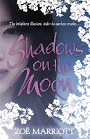 Book cover of Shadows on the Moon by Zoe Marriot