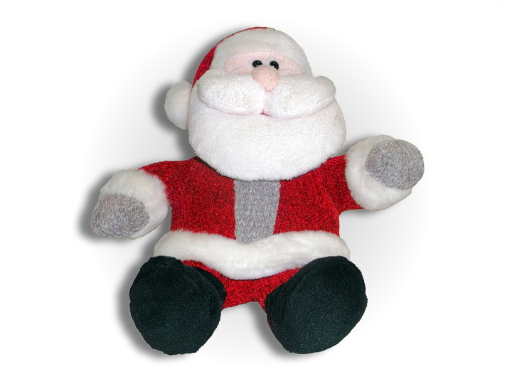 Życzenia dla Świętego Mikołaja - pluszowa maskotka