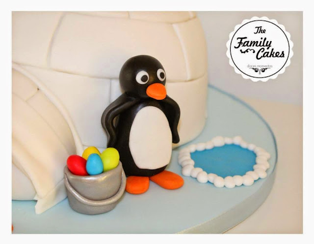 Igloo Peguin Bolo / Igloo Peguin Cake
