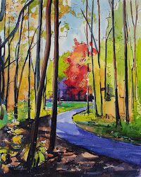 maple breier chris watercolor tree painting fine paintings ink paper dailypaintworks