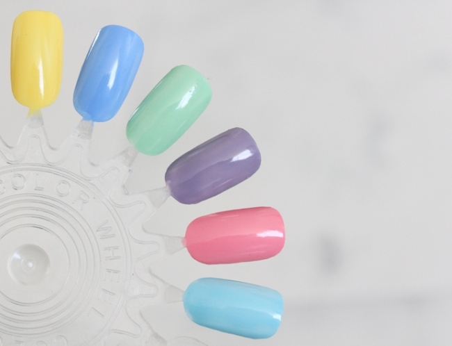 claire's 6 pack pastel mini nail polish set nail wheel