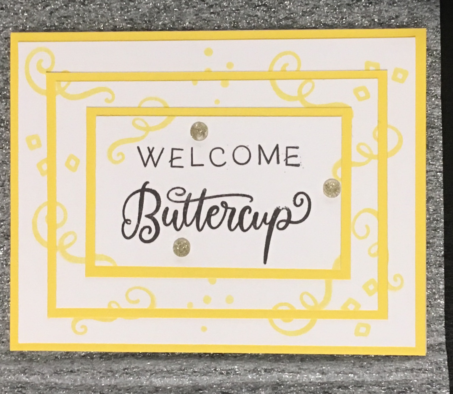 Chalk it Up w/ the Travelin' Crafter Buttercup Card
