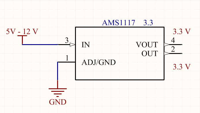 Electronics and Technology: 3.3 V , Voltage Regulator IC AMS1117