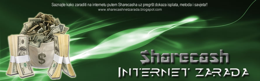 Sharecash Internet Zarada - Metode, Dokazi isplate, Tutorijali