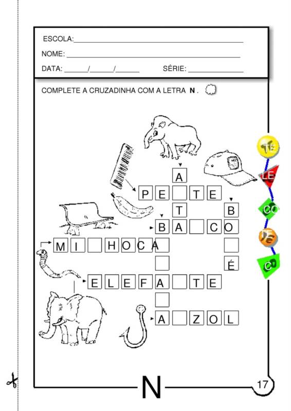 BLOG PROFESSOR ZEZINHO Atividades com a Letra N BLOG PROFESSOR ZEZINHO Atividades com a Letra N