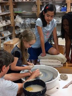 Children’s clay lessons at Callanwolde by Future Relics Gallery