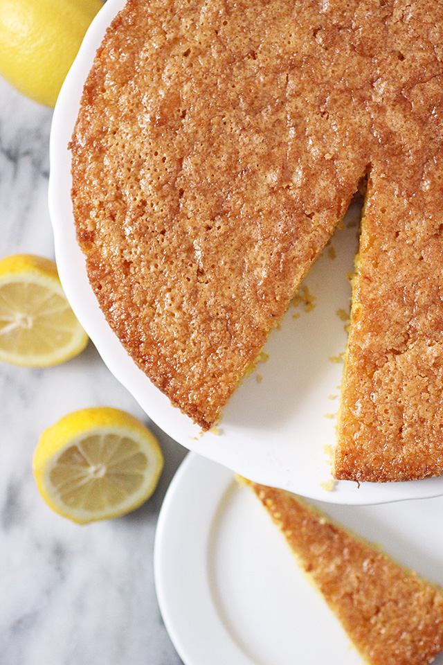 ambrosia Lemon, Polenta, and Olive Oil Cake