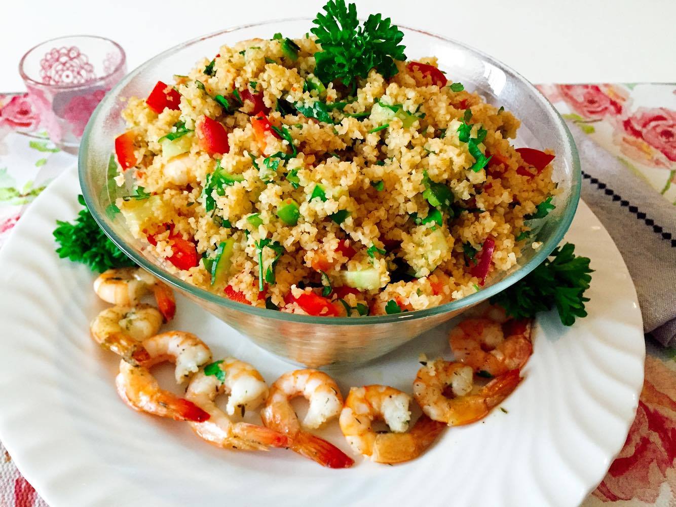 Couscous-Garnelen-Salat