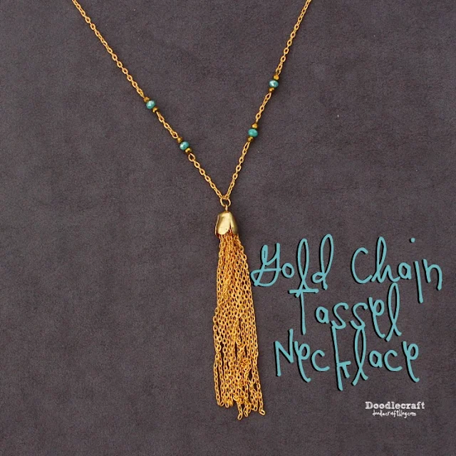 http://www.doodlecraftblog.com/2015/05/gold-chain-tassel-necklace.html