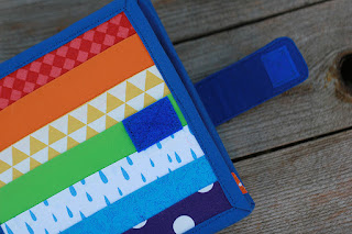 Rainbow buckles quiet book by TomToy