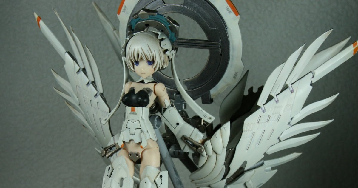 Custom Build: Frame Arms Girl Wraith God RG Wing Gundam 