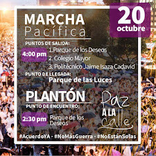 Marcha pacífica 20 de octubre.