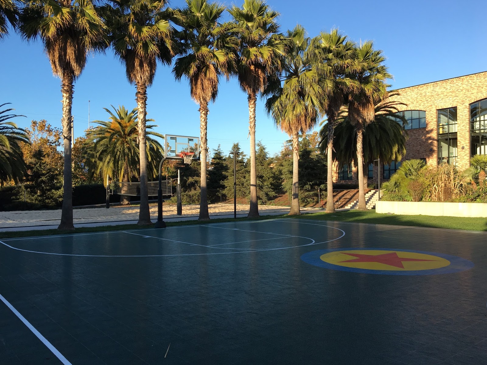 pixar studios basketball court