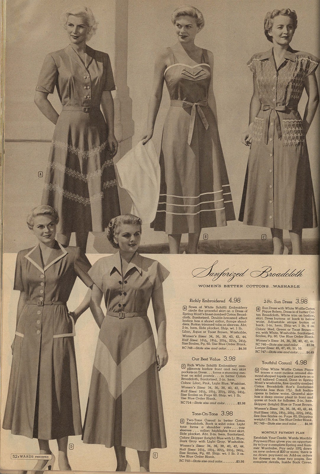 The Closet Historian Cataloging Catalogs Spring/Summer 1950