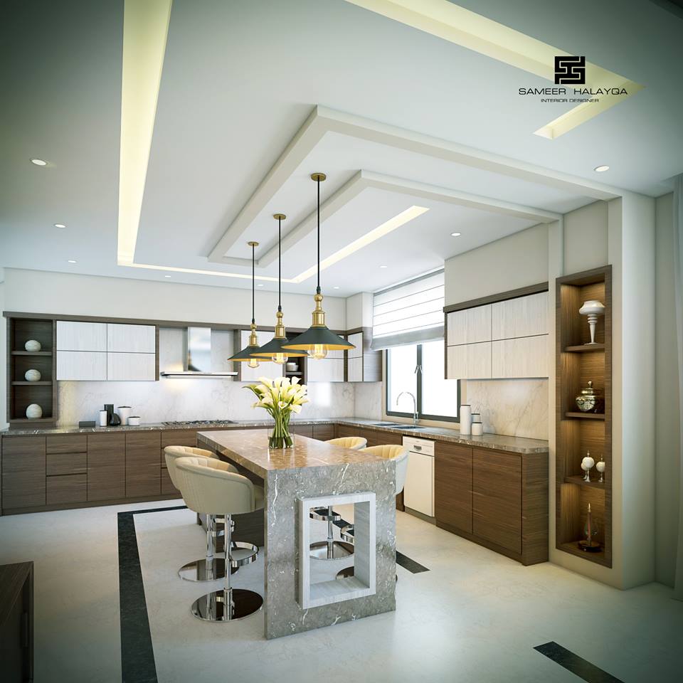 25 Gorgeous Kitchens Designs With Gypsum False Ceiling Lights Decor 25-gorgeous-kitchens-designs-with-gypsum-false-ceiling-lights-decor