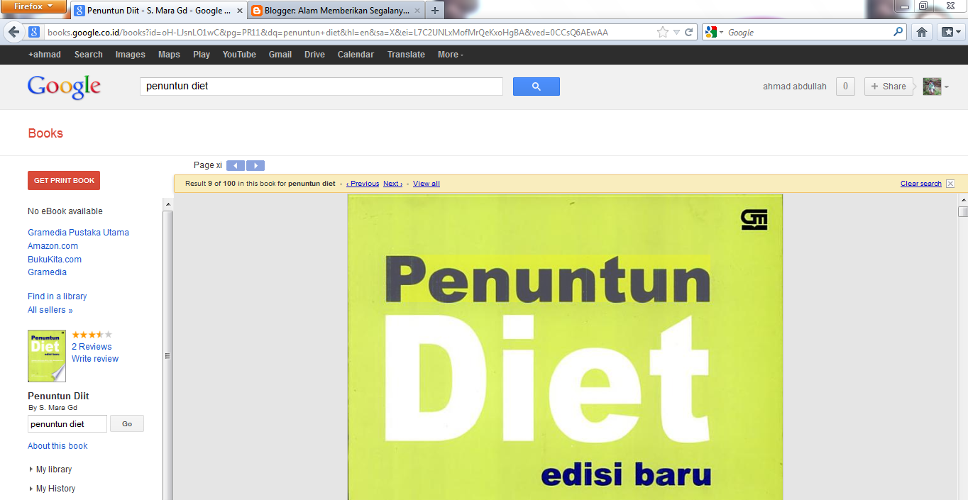 Alam Memberikan Segalanya cara download buku dari google books