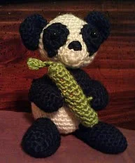 http://www.ravelry.com/patterns/library/panda-with-bamboo-amigurumi