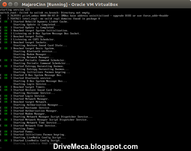 DriveMeca instalando Linux Manjaro Cinnamon paso a paso