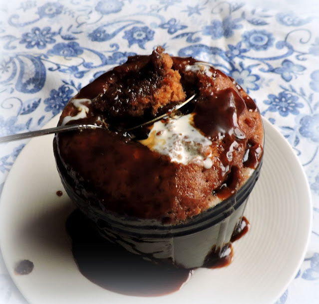 Sticky Toffee Pudding Cake for One