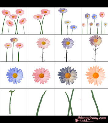 Flower PSD CutOuts