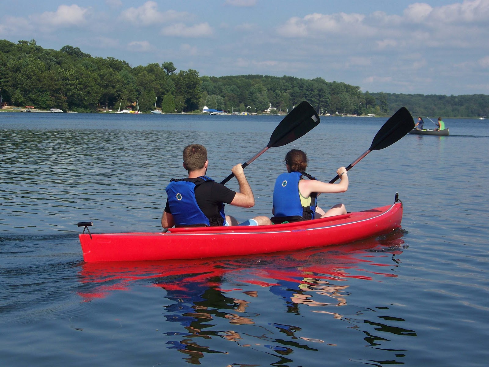 Summer at Lake Michigan Kayaking on Stony Lake