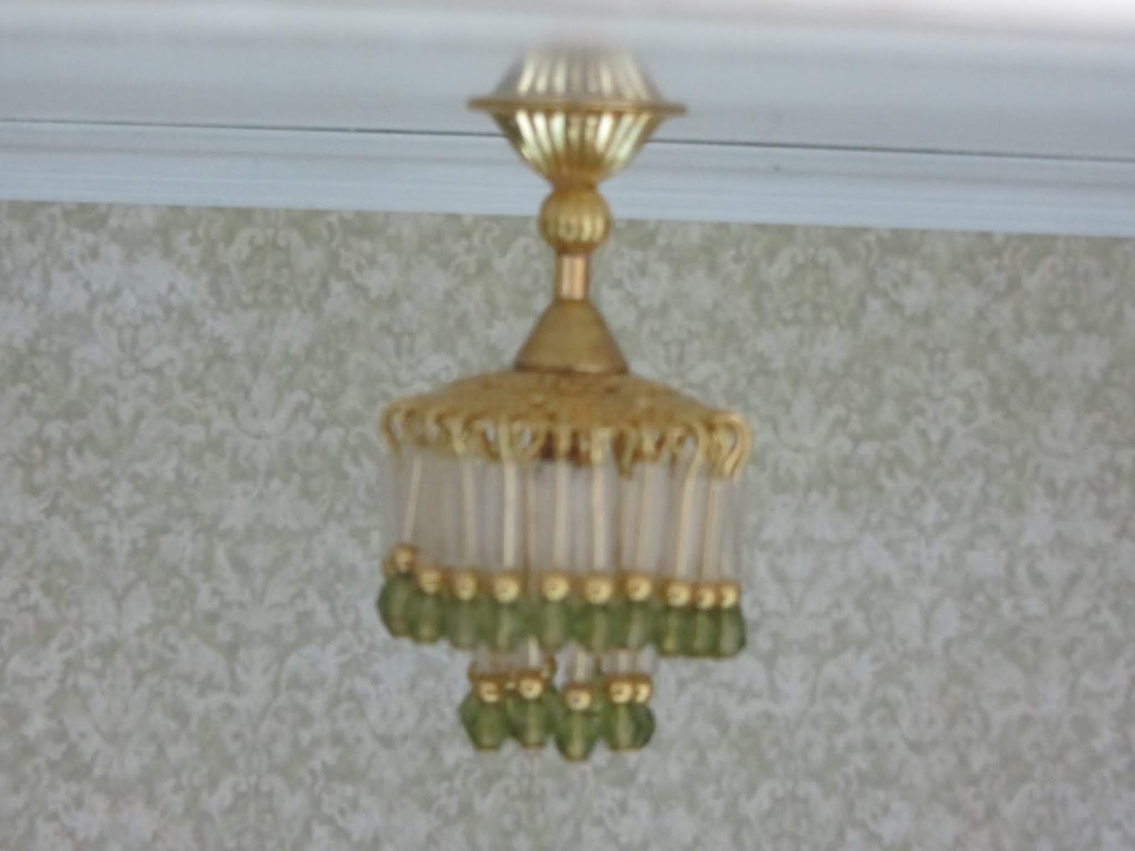 Nostalgie in 1:12: Kaminzimmer: Deckenlampe