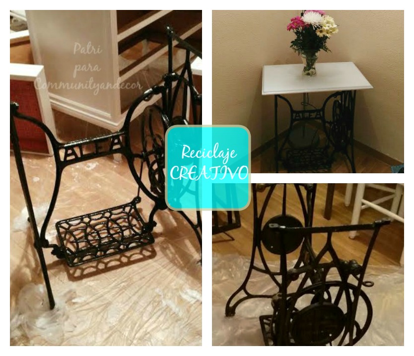 Reciclar maquina de coser ALFA en aparador