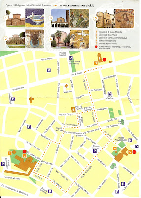 Map of Ravenna Monuments in Centro Storico