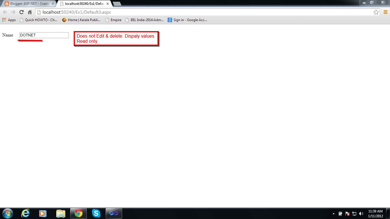 How to Get ReadOnly in TextBox Using C ScreenShotsDrizzles