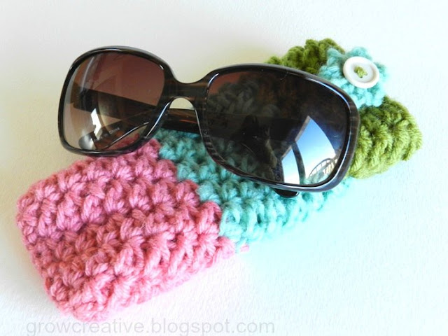 Crochet Sunglasses Case