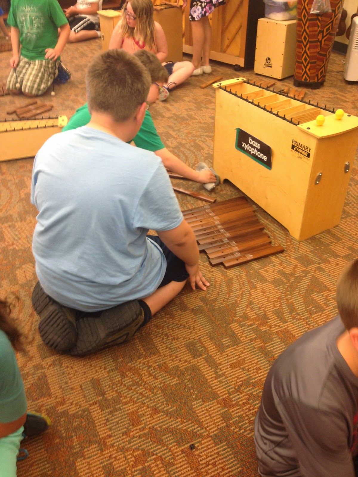 Treble in the Classroom End of the Year Orff Instrument Cleaning and