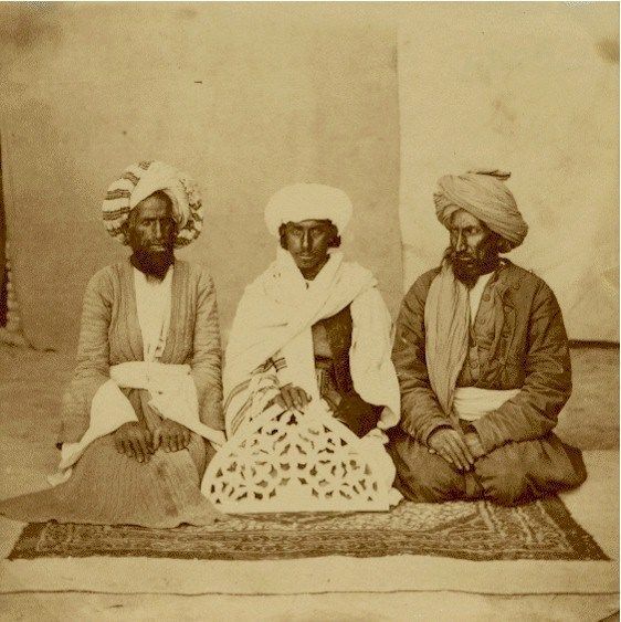 Headmen Alta Mahmoud and Mahmoud Sadiq, Kandahar, Afghanistan, 1870 (c ...