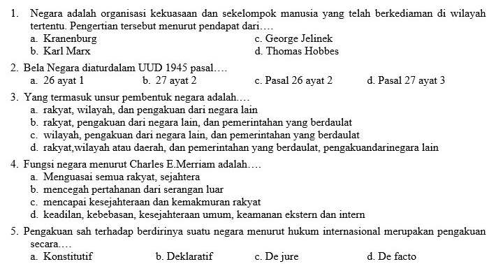 Contoh soal essay sejarah indonesia kelas 10 semester 2 04 picture