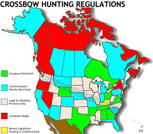 Quadriplegic hunter's stuff & things… Crossbow Friendly States.