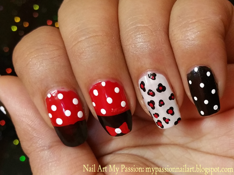 2. Micky Mouse Inspired Nail Designs - wide 6