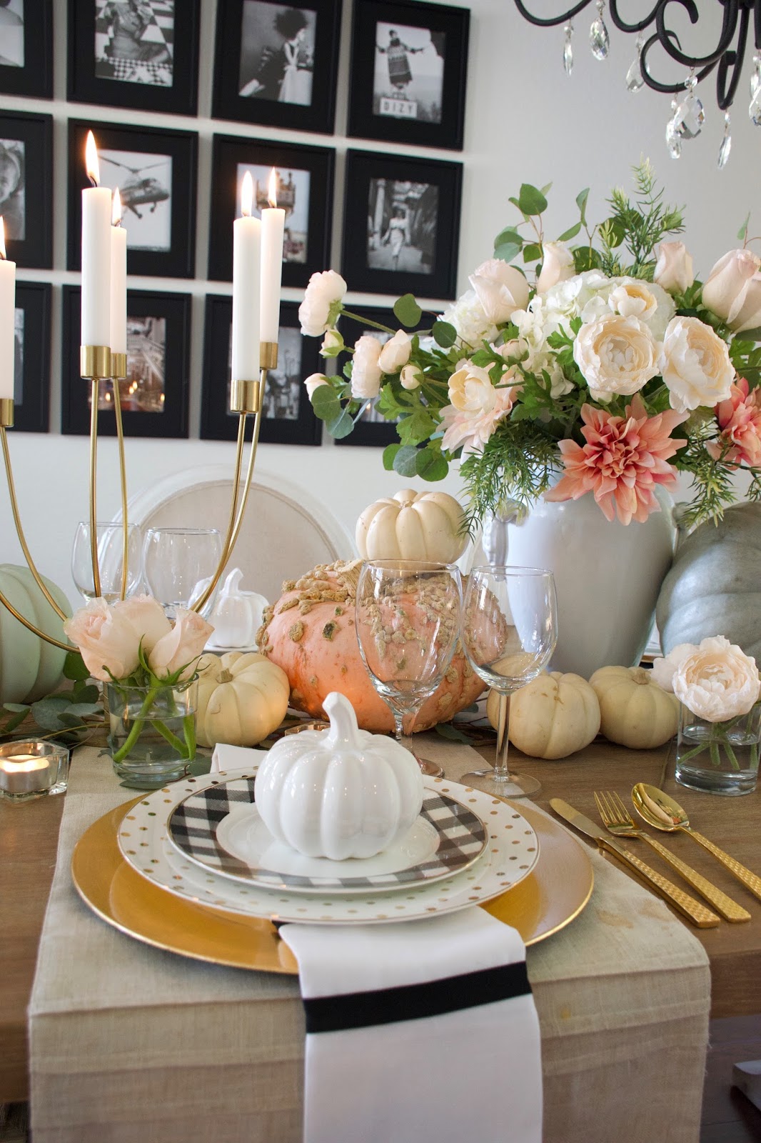 Home and Fabulous: GLAMOROUS THANKSGIVING DINNER TABLE